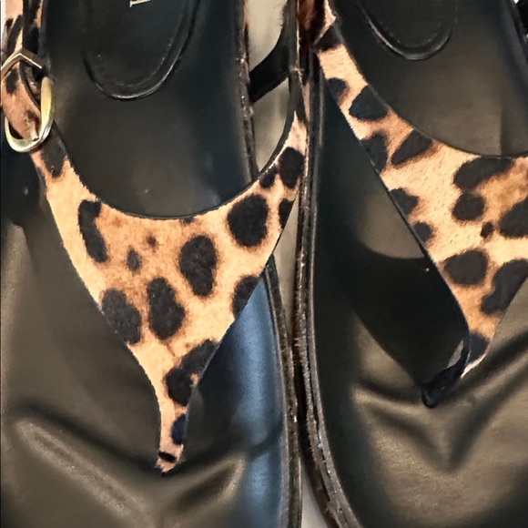 ZARA Leopard Print Slingback Sandals – Size 39 - Picture 3 of 7